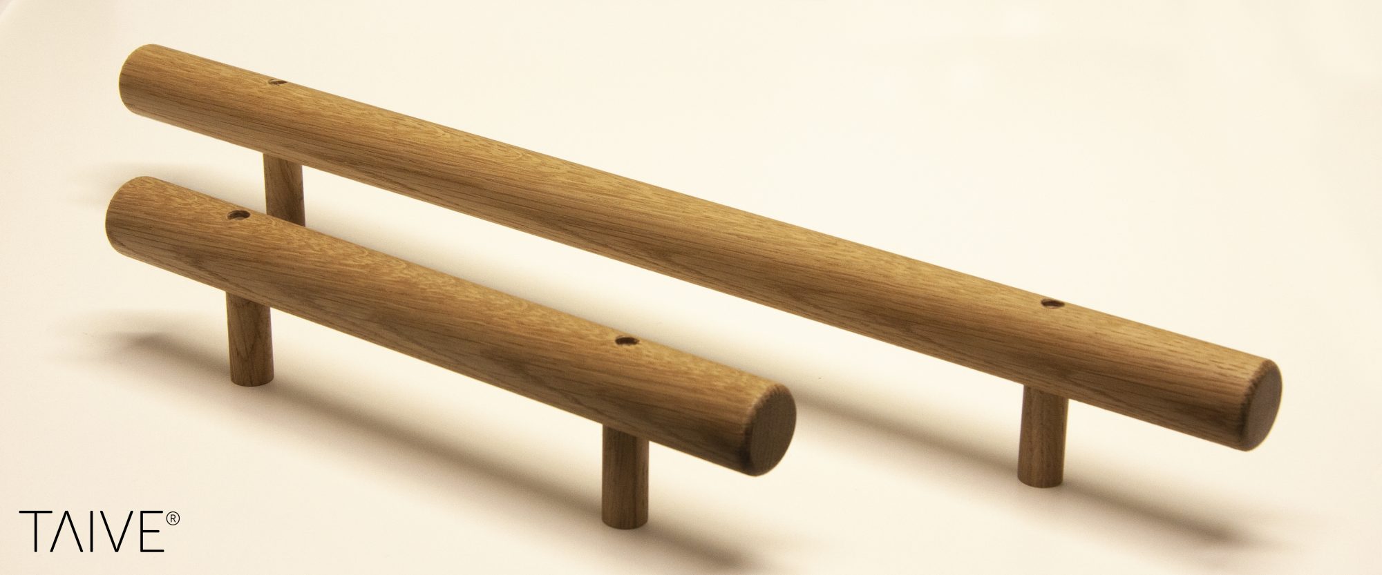 Taive-käsijohteet kahden pituisena.