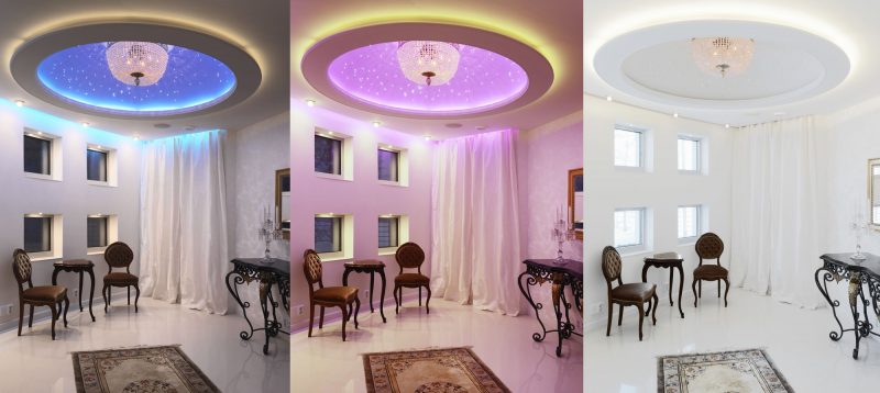 Valolla voidaan vaikuttaa merkittävästi tilan tunnelmaan.